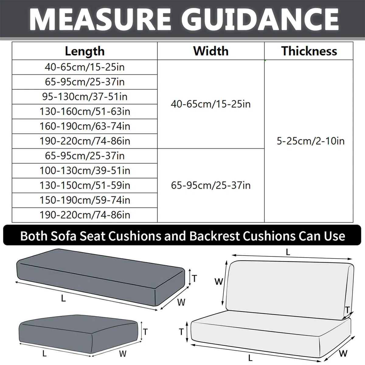 Housses de siège extensibles pour rembourrage de caravane - Imperméable et antidérapante - Avec cordon de serrage - Pour camping-car, caravane - Intérieur - Bleu marine - L 65-95 cm, l 40-65 cm