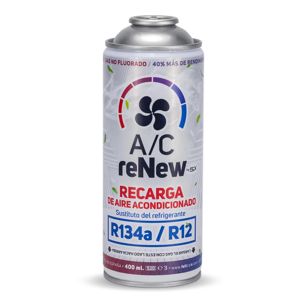 AC RENEW Recharge Climatisation Voiture Remplacement R134a Cartouche Gaz Réfrigérant pour Clim Voiture, Bonbonne 220g Plus Rendiment, Naturel et Écologique, Facile à Utiliser Soi Même