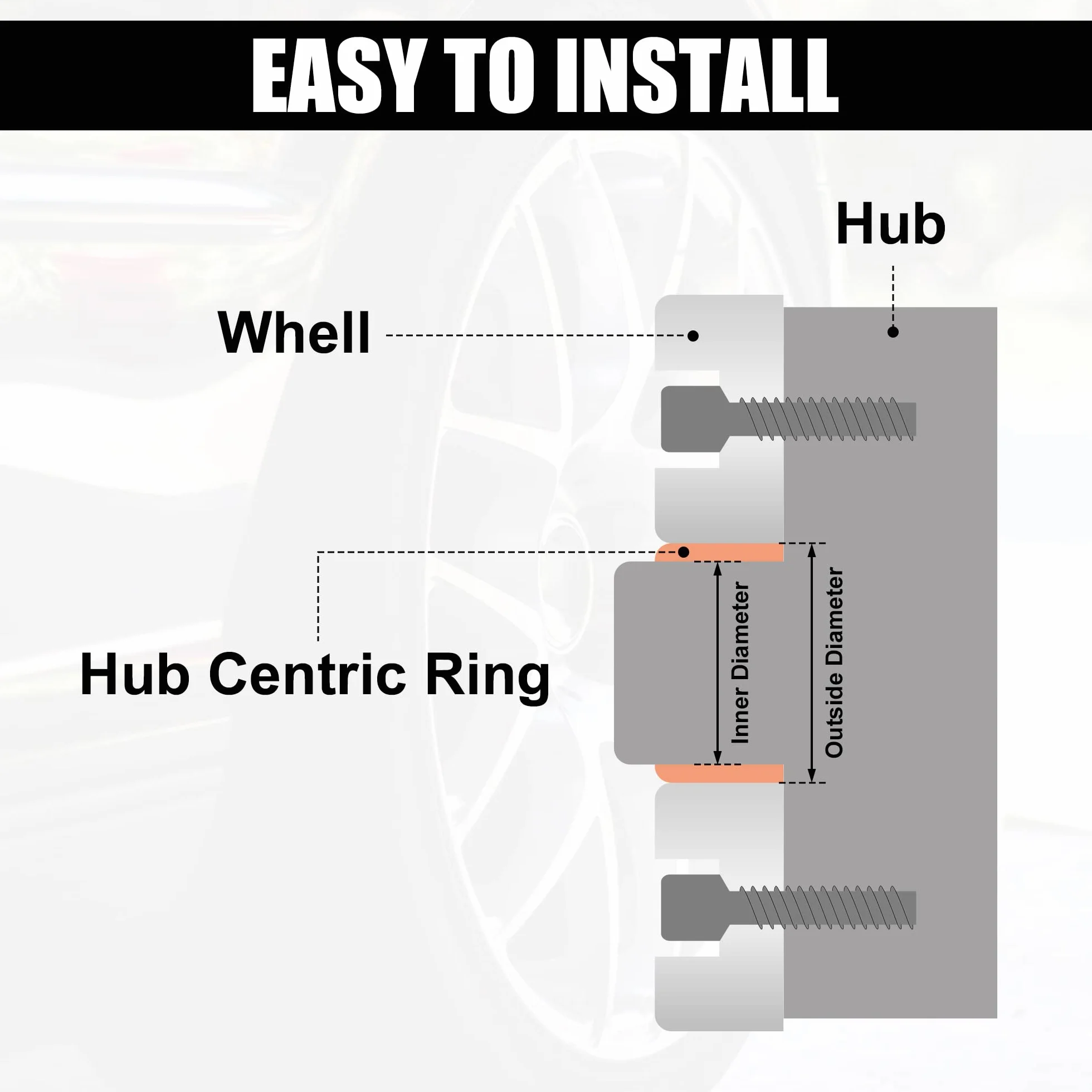 X AUTOHAUX Bague De Centrage 4Pcs 67.1 À 56.1mm Aluminium pour Roue | Profondeur 10mm, Couleur Argent, Anti-Vibrations, Ajustement Précis, Pour Jantes Et Moyeu, Usinage De Précision