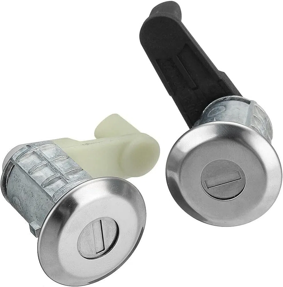 Autocraft (Lot de 2) Barillets de Porte Avant Gauche et Droit avec clés compatible MEGANE 1 SCENIC 1 CLIO 2 MASTER OEM 7701468981 7701468982