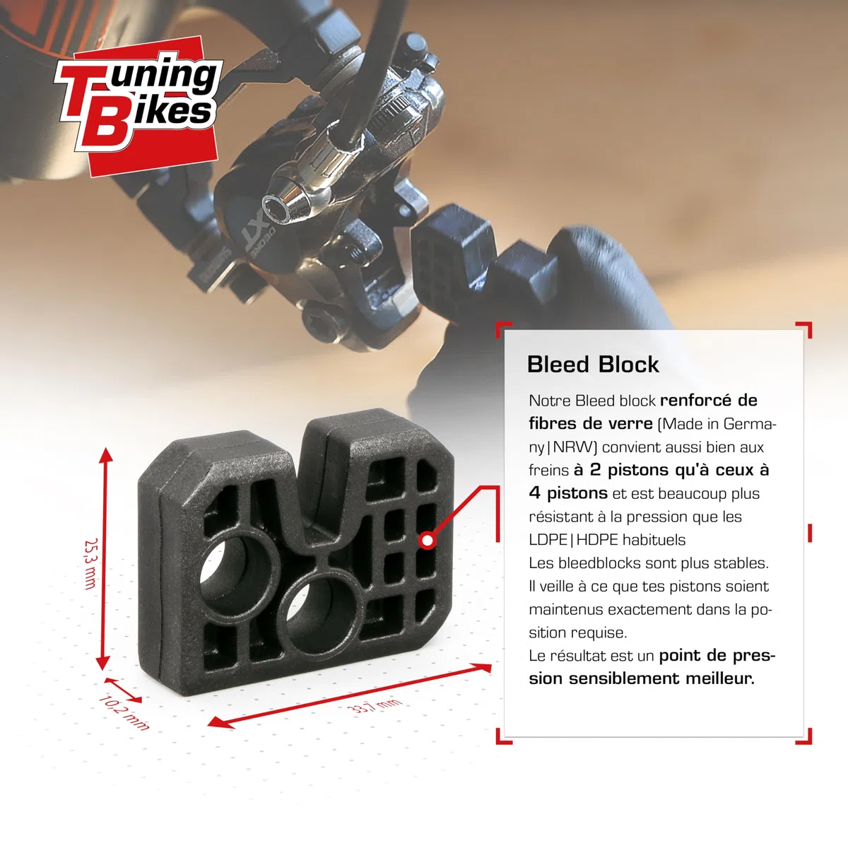 TB Kit de Purge pour Freins à Disque Formula - kit de Purge avec Liquide de Frein DOT4 - pour Freins de vélo